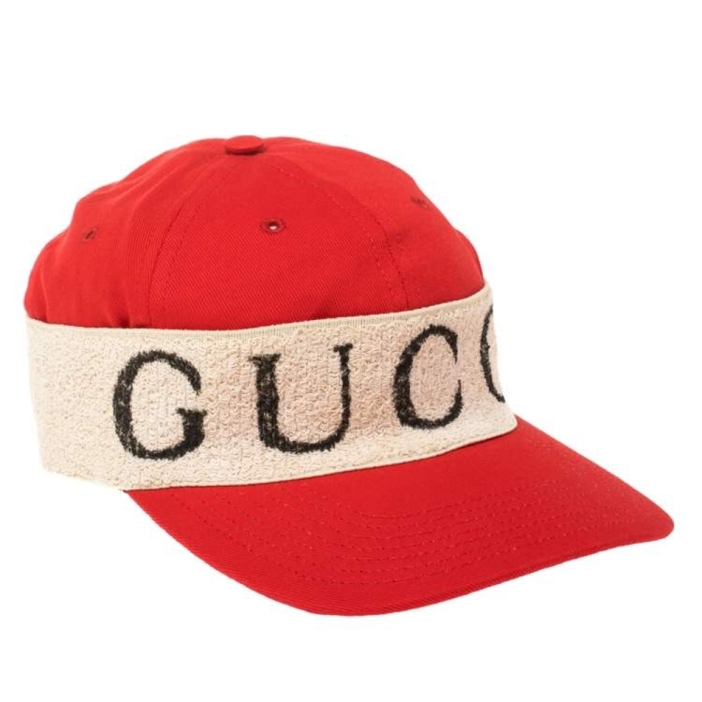 Gucci Logo Band Baseball Cap - only work once and has original dust gucci bag